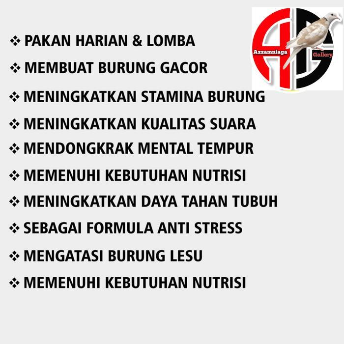Red zomo voer burung pleci pakan burung pleci pakan burung lomba