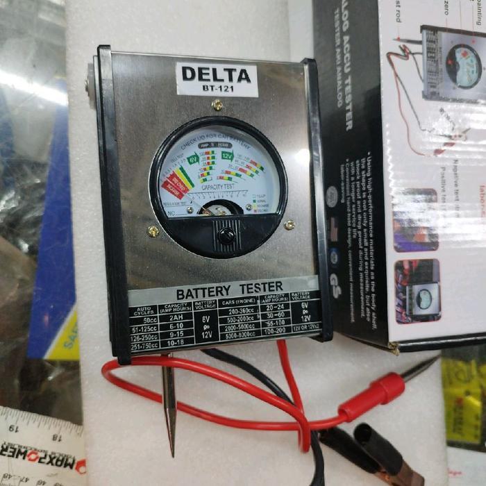 Battery tester Delta - Alat tes aki - accu tester
