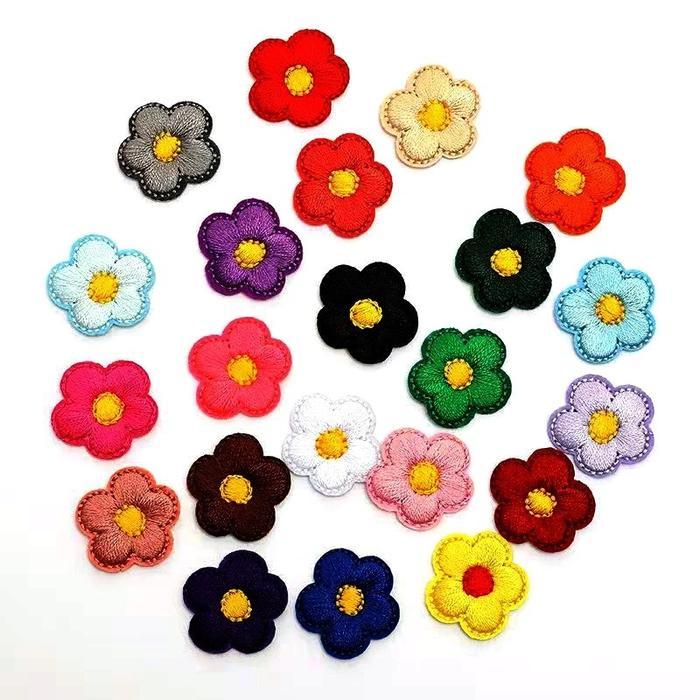Isi Patch Bordir Setrika Warna Patch Bordir Bunga Tempel Patch Bordir Bunga Bordir Tempel Bunga