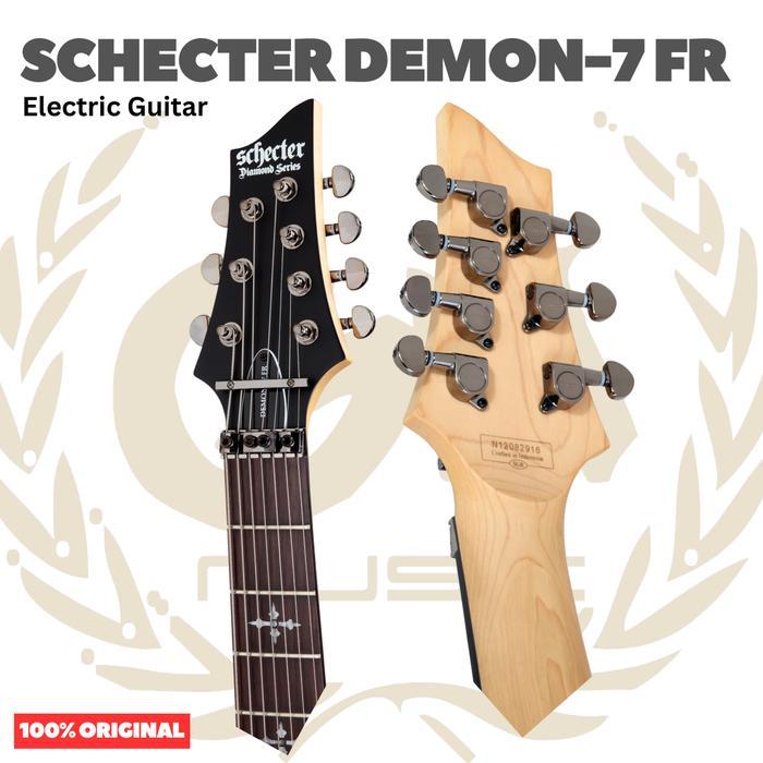 SCHECTER DEMON-7 FR 7 Strings Electric Guitar Gitar Tremolo Up down