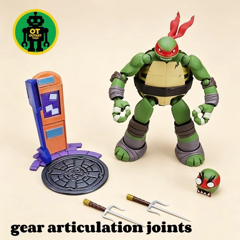 Hot New OUTART Toys Teenage Mutant Ninja Turtles Action Figure TMNT Figurine Kaiyodo Revoltech