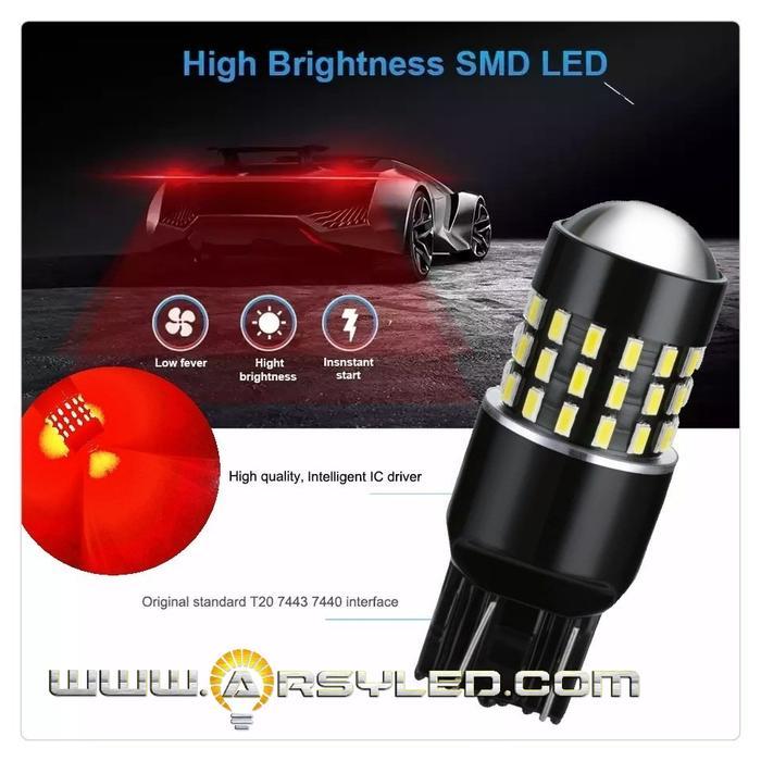 Lampu Rem T20 21W LED Normal Strobo Xpander Mobilio Brio Sigra Rush