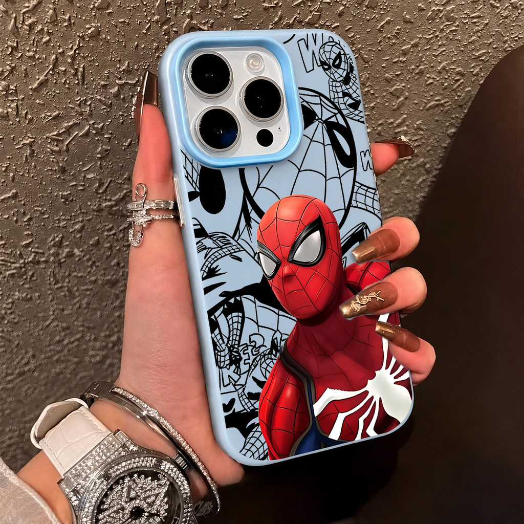 2 In 1 Spiderman Case Hp Redmi 17 A7 Pro 15C 15 Note 14 14C 13C 13X 13 Case