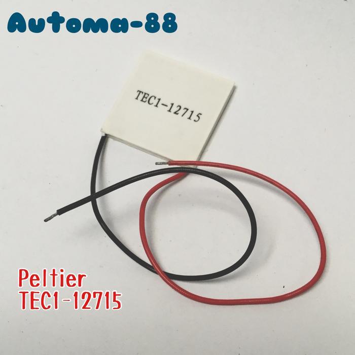 TERBARU Peltier TEC1-12715 Thermoelectric 12V DC Elemen Panas Dingin 12715