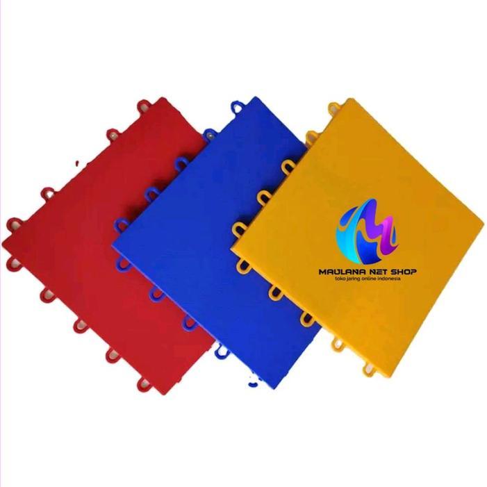 Lantai Interlock Futsal Original 100% Harga Permeter Bahan Polypropylene Copolymer Garansi 8 Tahun