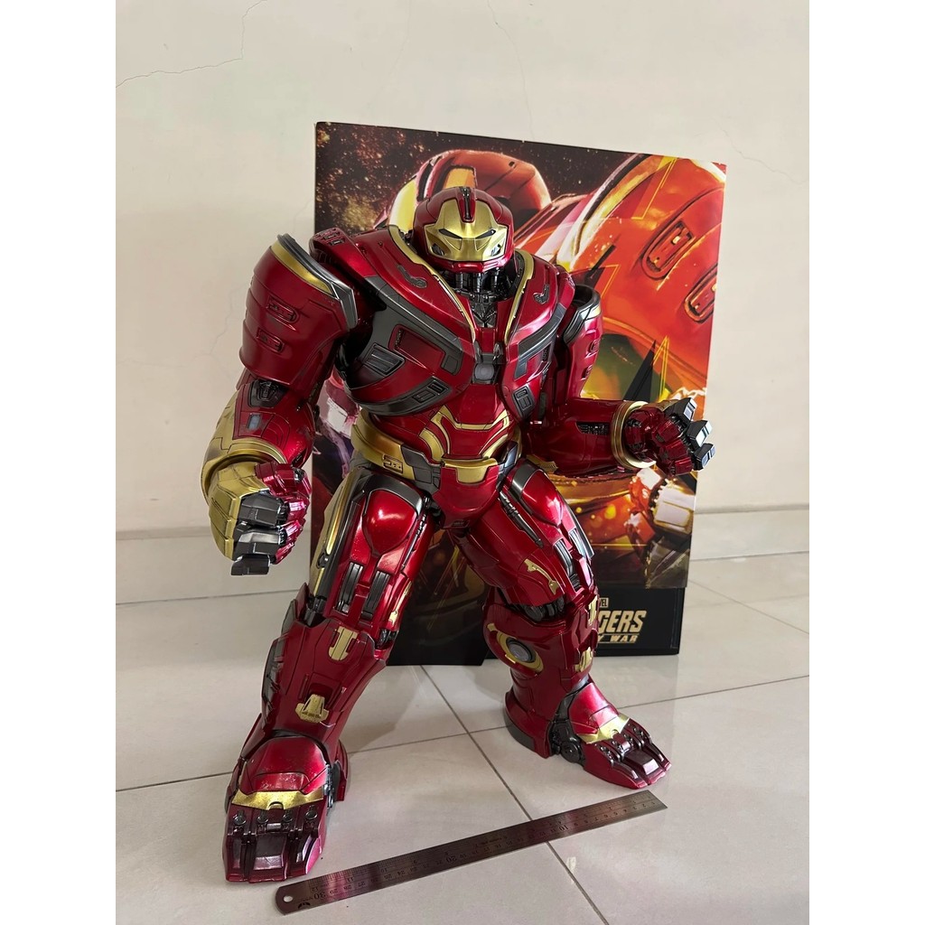 The Avengers Action Figure Hulkbuster Statue Collect Model Metallic Paint Figurine Adult Kid Xmas