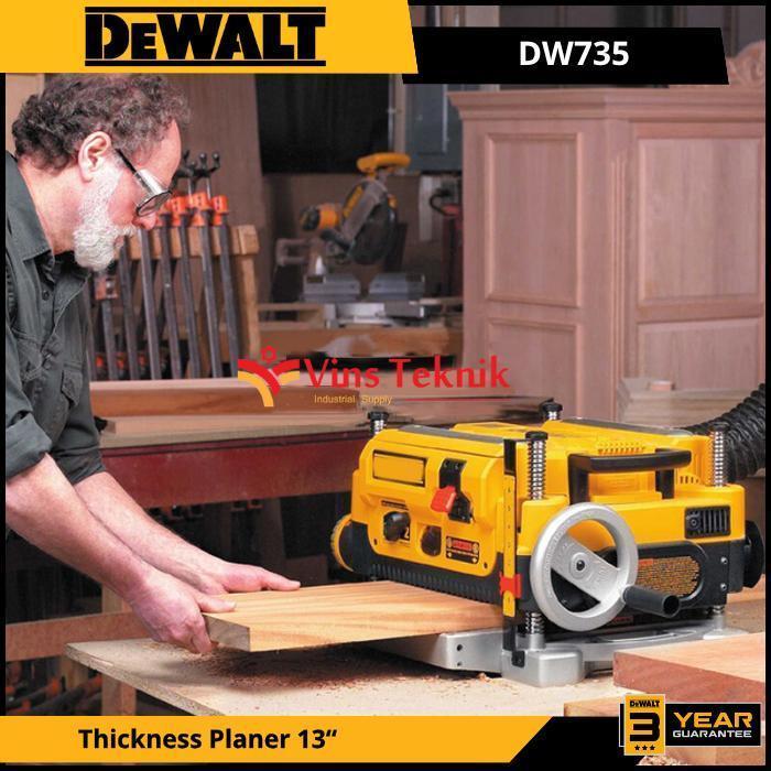 Dewalt Dw 735 Mesin Serut Kayu Planner Thickneser Planer 13" Dw735