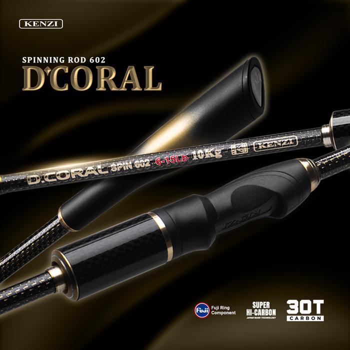 TERLARIS JORAN KENZI DCORAL 602 Fuji Guides 6-15lbs 8-17lbs 10-20lbs Spinning pancing