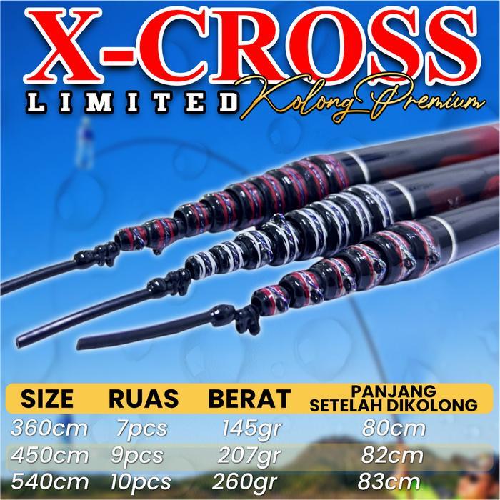 Tegek Kolong Preum Bahan Carbon Kaku X-Cross Lited