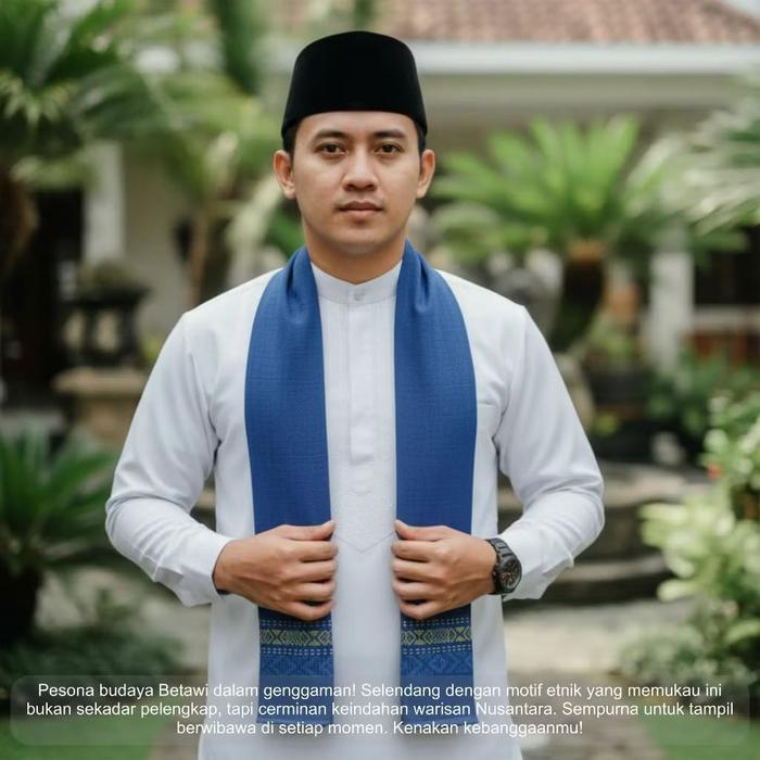 TERLARIS Cukin Betawi / Cukin SRG Dewasa / Syall / Selendang Betawi Merah READY