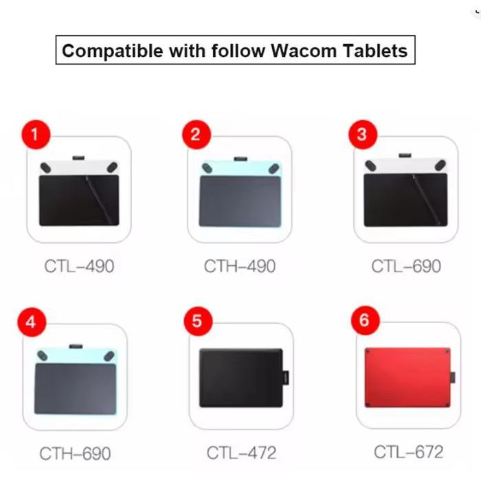 Wacom Pen Original Untuk Intuos Draw Art Photo Comic Ctl/Cth490/690 One By Wacom Ctl 472 Ctl672 Baru