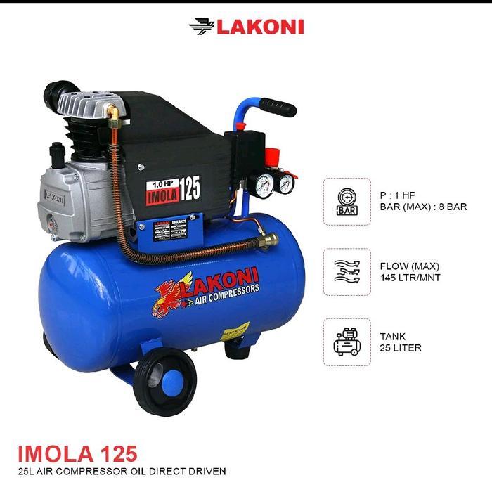 Mesin Kompresor LAKONI IMOLA 125 1HP / Lakoni Basic 750MDS 1HP - Lakoni Imola 125 1HP