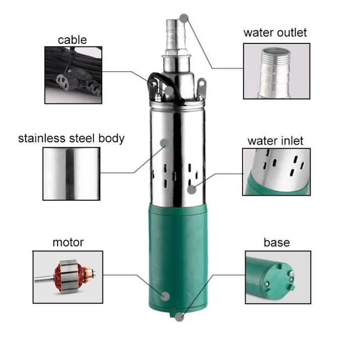 TERLARIS [STOK READY] Pompa Celup Air Sumur 30 meter Submersible Pump DC 12 V pompa sibel sumur 30M