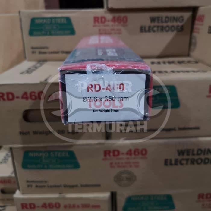 READY KAWAT LAS NIKKO STEEL 2.6MM (5KG) RD460 RD 460 RD-460 MAKASSAR