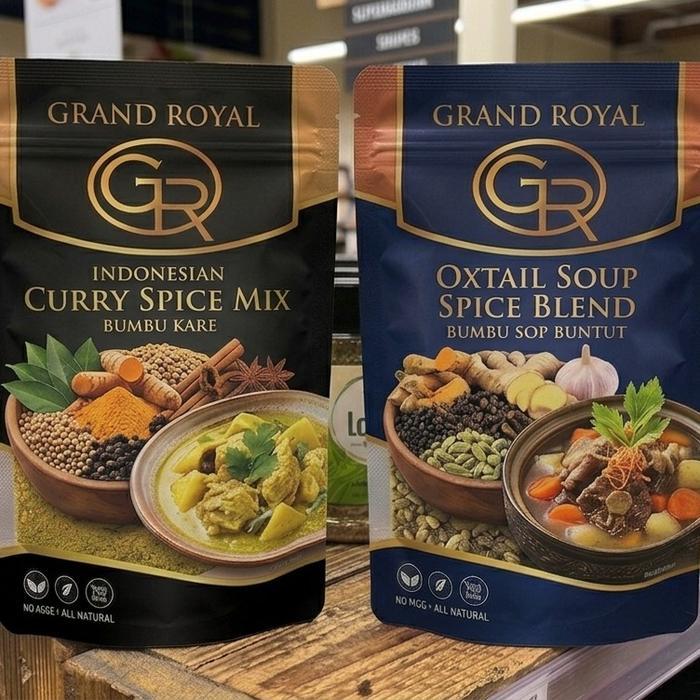 GRAND ROYAL Bumbu Rempah Aroma FLAVOUR 1kg & 1/2kg untuk Masakan Berbagai Kebutuhan Memasak