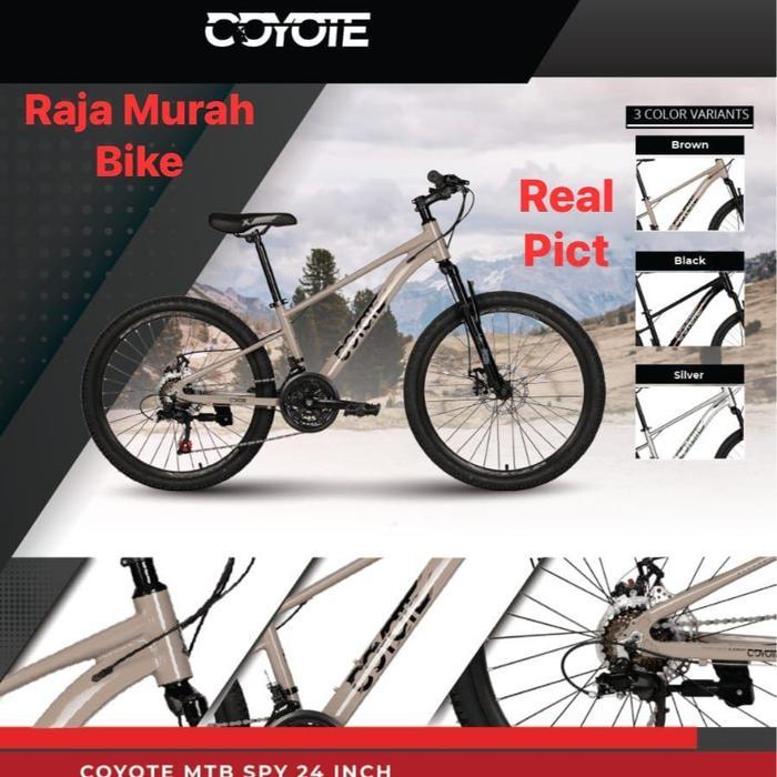 sepeda gunung mtb 24 inch element coyote spy frame alloy sepeda gunung mtb 24 inch coyote spy