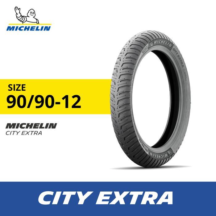 Michelin Ban Motor City Extra 90-90 Ring 12 - Ban Tubeless