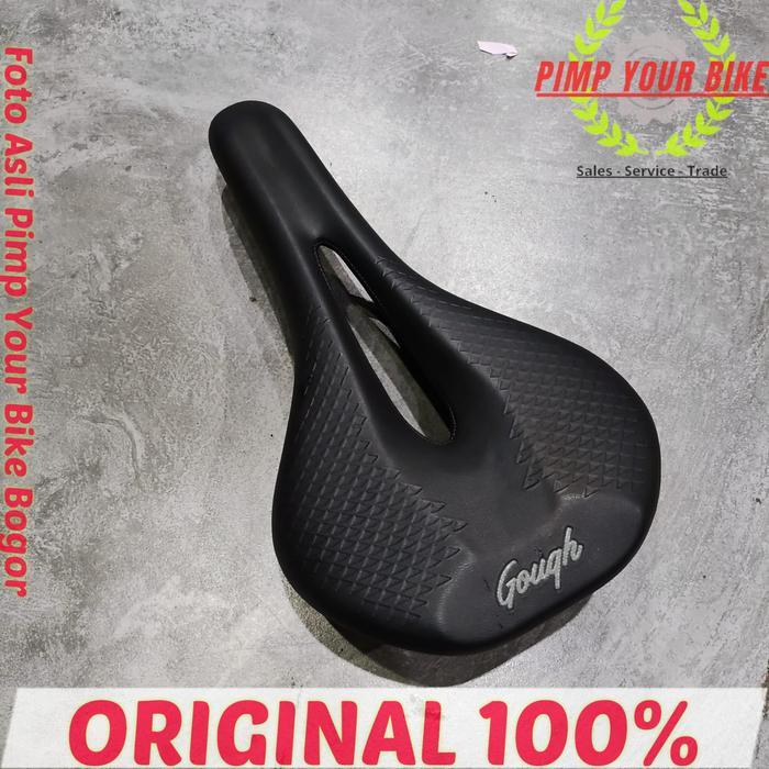 Saddle DDK D3735 143mm Logo Gough Black Taiwan