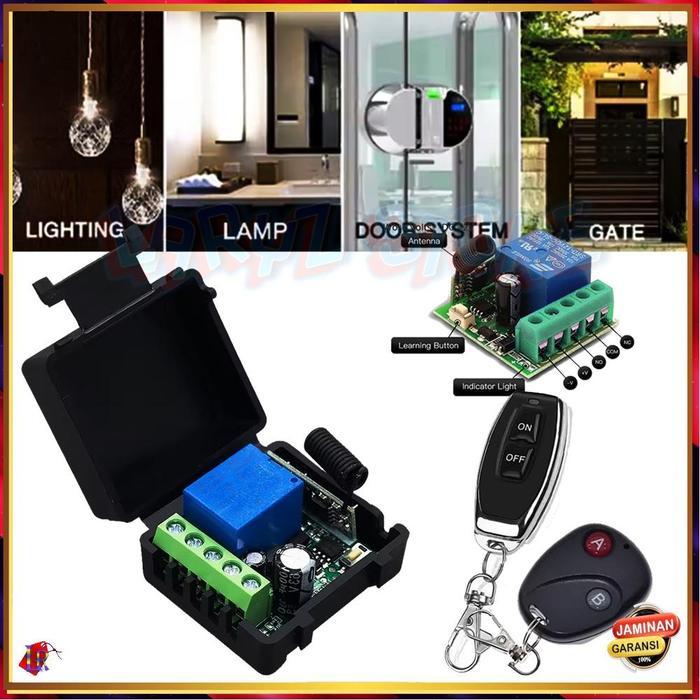 Cemalstor- Wireless Rf Transmitter Remote Control Receiver 433 Mhz Universal Switch Modul Songle