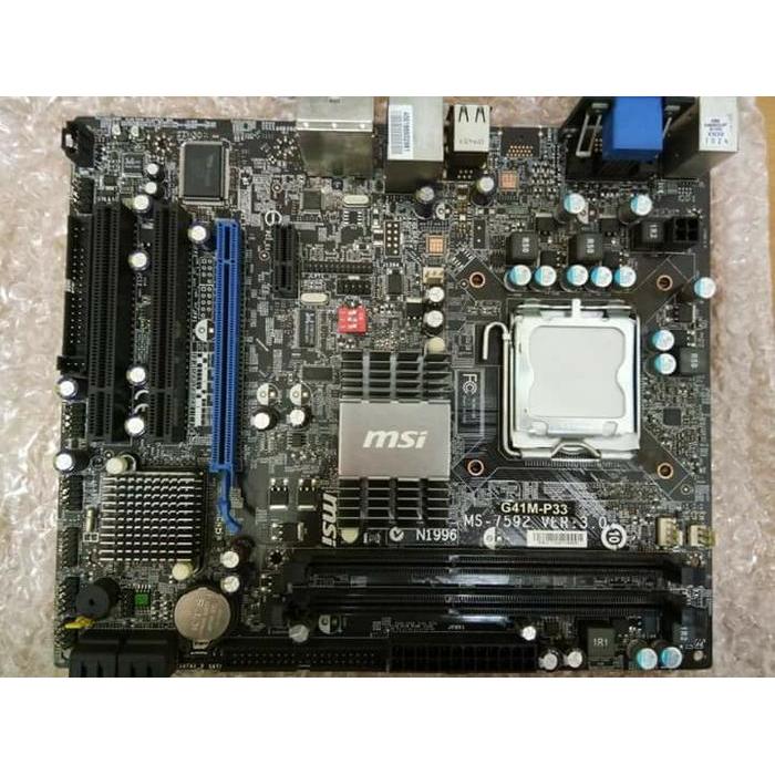 READY Motherboard lga 775 MSI G41 ddr3