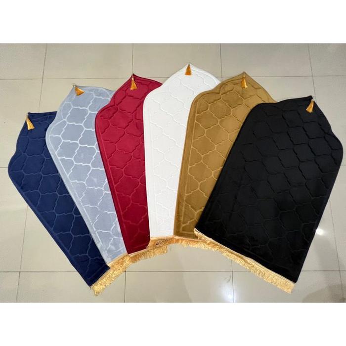 Terlaris Cod Sajadah Turki Tebal Kubah Kerucut Lembut Dan Empuk Motif Polos Warna Jumbo Dewasa Bisa