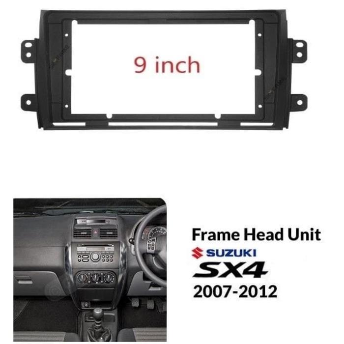 Frame Headunit Android 9 Inch Untuk Suzuki X-Over / Sx4