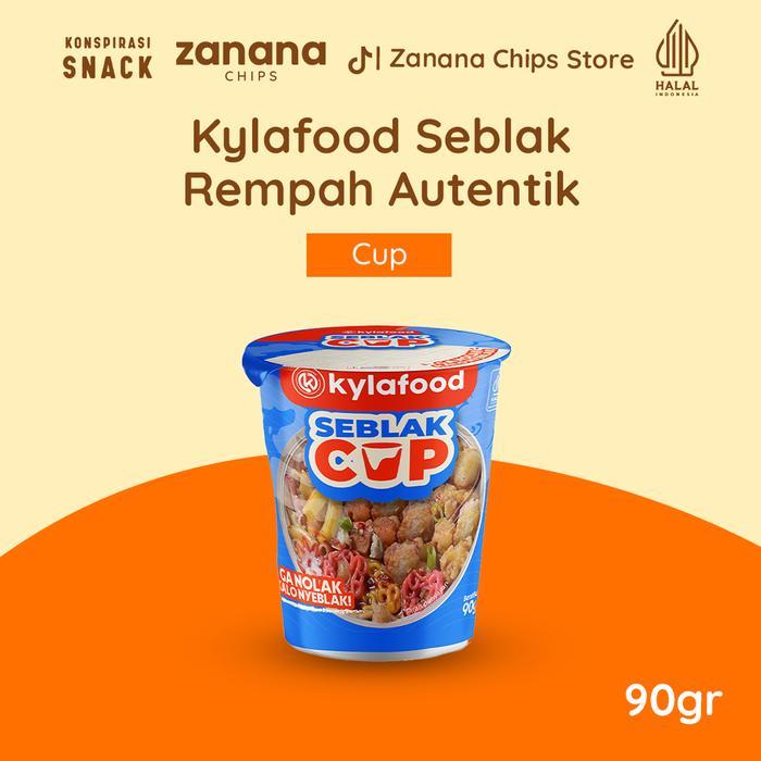 Yummy Kylafood Seblak Instant Rempah Autentik - Kemasan Cup 90gr Snack Halal