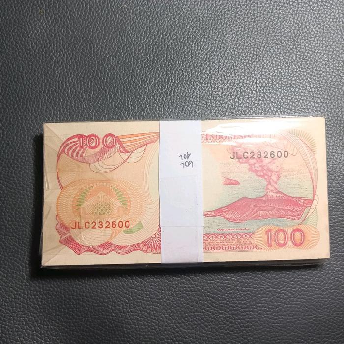 Flash Sale Satu Gepok 100 Lembar Uang Kuno 100 Rupiah 1992 Original