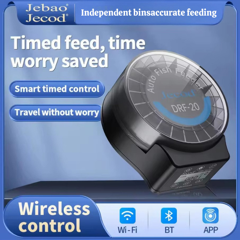 Jebao Jecod DRF Automatic Fish Tank Feeder Remote Control Timed Quantified Large Capacity Food