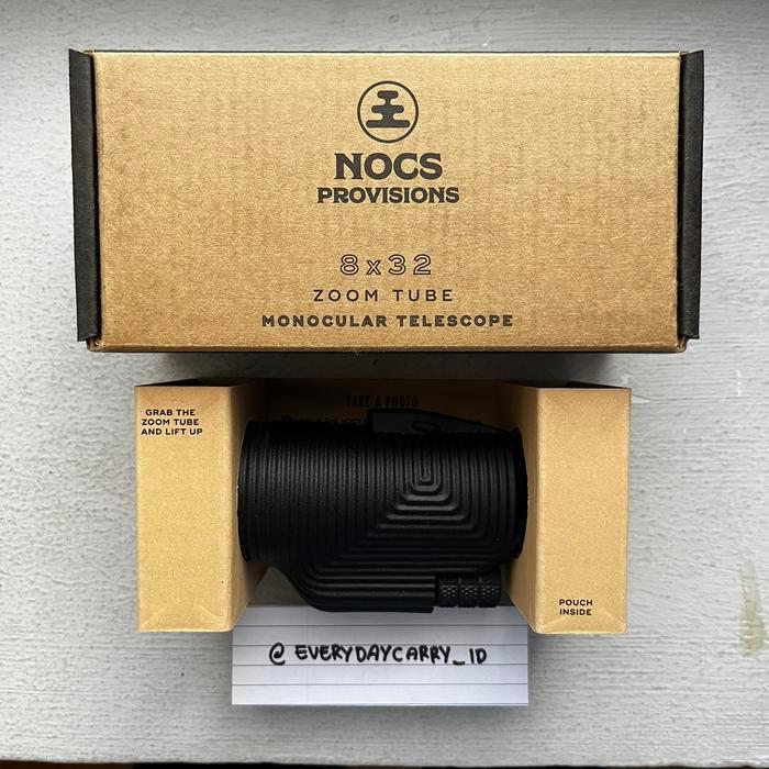 MONOCULAR NOCS PROVISIONS ZOOM TUBE 8x32 - TAR PIT (BLACK)