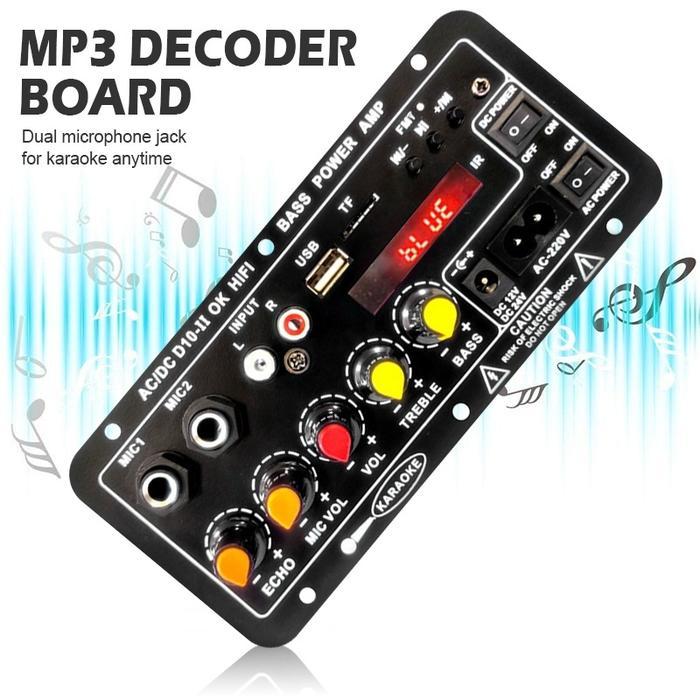 Amplifier Bluetooth Super Bass 12V/24V/220V Modul Speaker Bluetooth Power Amplifier #Gratisongkir