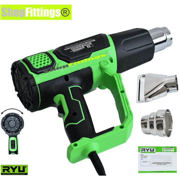 Ryu Rhg 600 Blower Heat Gun Mesin Pemanas Hot Air Gun Atur Setel Panas