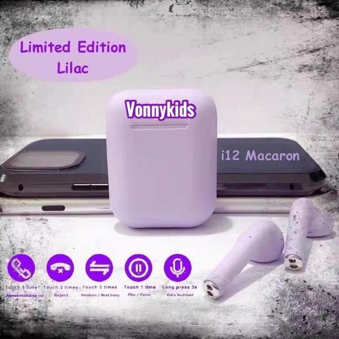 New Inpods 12 Macaron TWS Headset Bluetooth Wireless Airpod Inpods