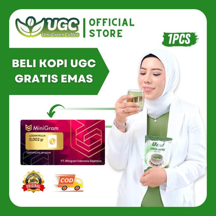 gwc5 Ugc Umi Green Coffee Original Asli Kopi Hijau Ugc Ori 250 Gram Coffee
