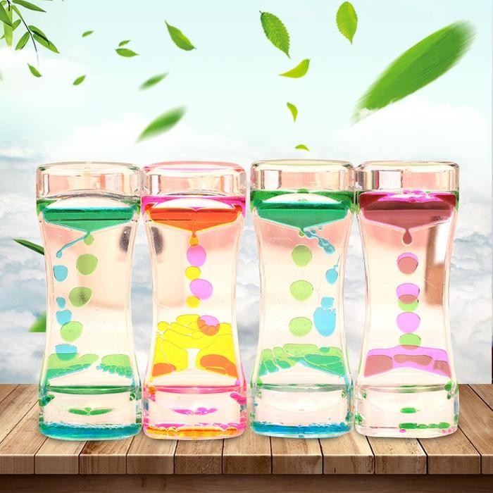 (Best) Jam Pasir Akrilik Tetesan Minyak 2 Warna