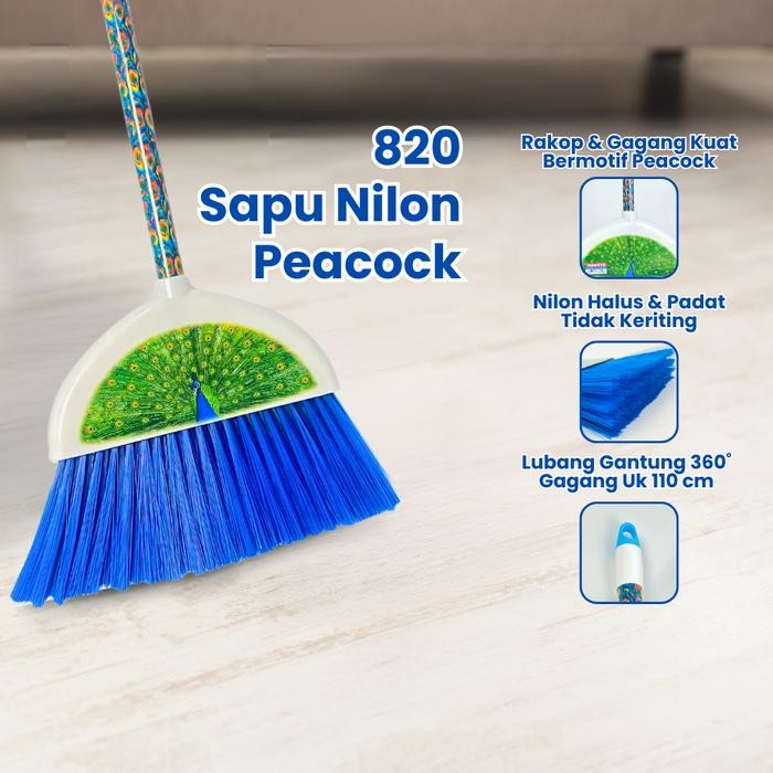 IS NAGOYA Sapu Nilon Peacock
