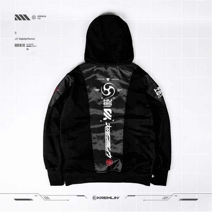 ASLI Cyber Techwear over Hoodie - HAYABUSA READY STOCK