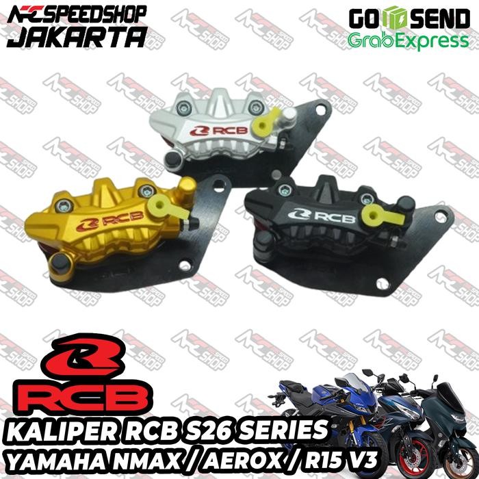 Kaliper Rcb S26 Series Brake Caliper S-26 Yamaha Nmax Aerox R15V3 R15 V3