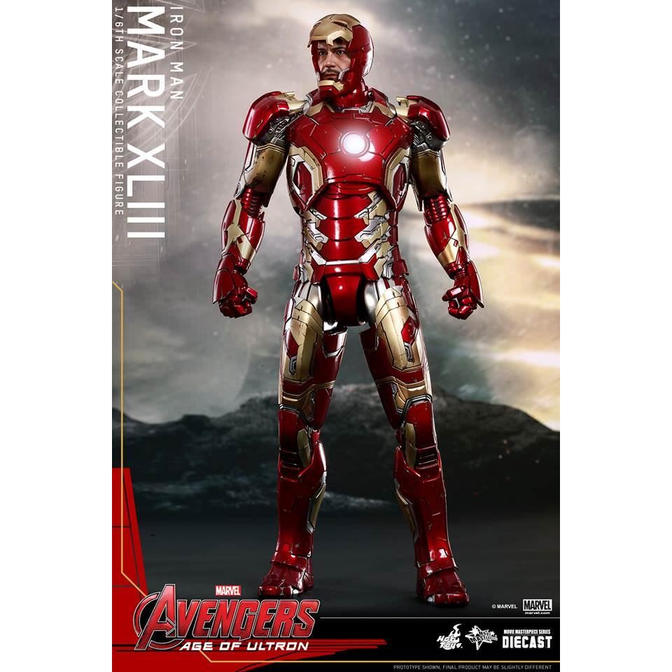 Hot Toys 1/6 Mms 278 D 09 Age Of Ulton - Iron Man Mark 43 / Mark Xliii / Mk 43 / Mk Xliii