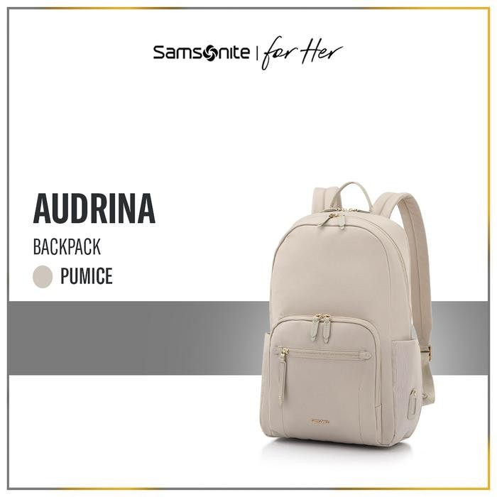DISKON Samsonite Audrina Backpack 15.6" Pue READY STOCK