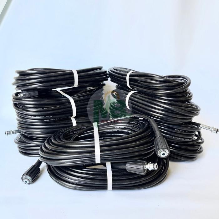 Set Bundling Selang Jet Cleaner M22 ke M22 10M 15M + Coupler Quick Release Female M22 + Coupler