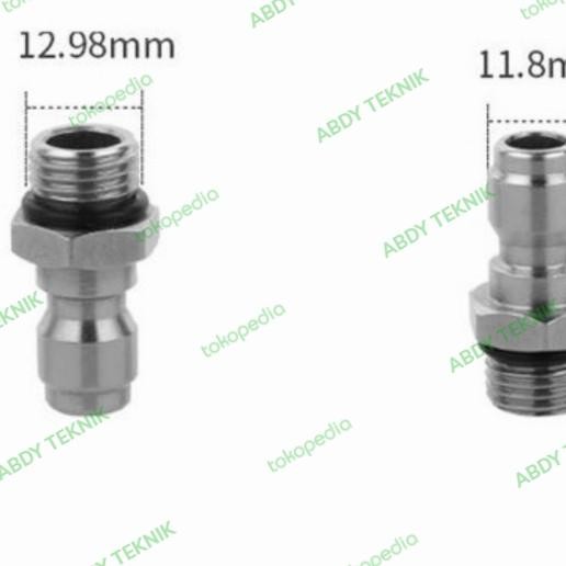 New quick plug male thread G1/4