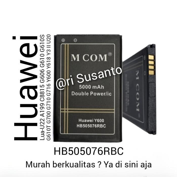 BATERAI MCOM FOR HUAWEI LUA-U22 G710/G716/Y600/Y618/Y3 II/U20