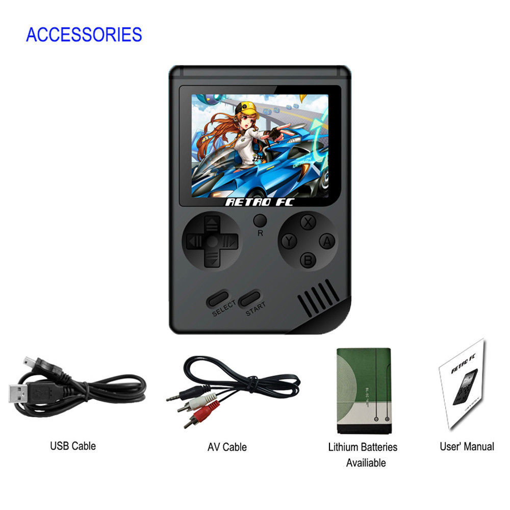 Coolbaby RS-6A Retro Portable Mini Handheld Video Game Console Gameboy 8-Bit LCD Kids Color TV Game 
