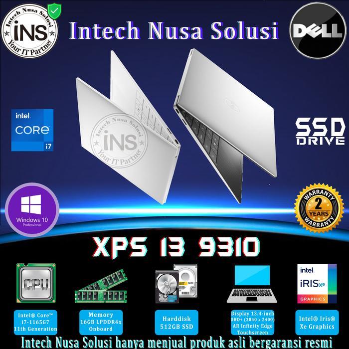 BARU Dell XPS 13 9310 4K Touch Core i7-1185G7 16GB 512GB W10PRO OHS 19 2YR