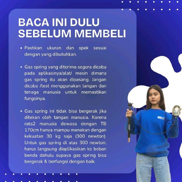 Gas Spring Hidrolik 250 600 500 Newton