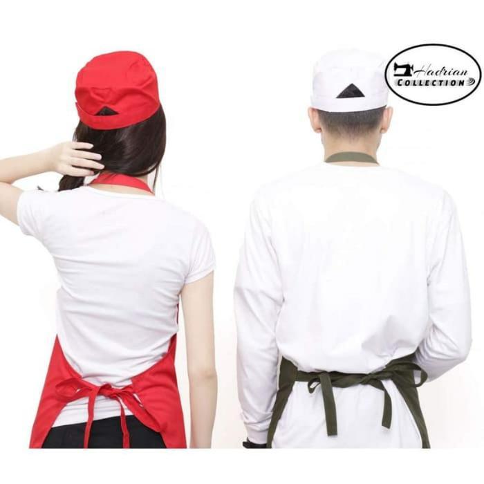 Topi Koki Peci topi chef Model Peci Siap Kirim