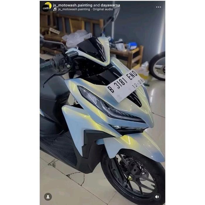 Cat Smoke White Cat gold Metalic Cat Motor Mobil Sepeda pu Paint