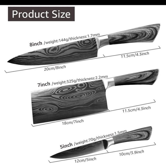 Pisau Damaskus 7Inch Original