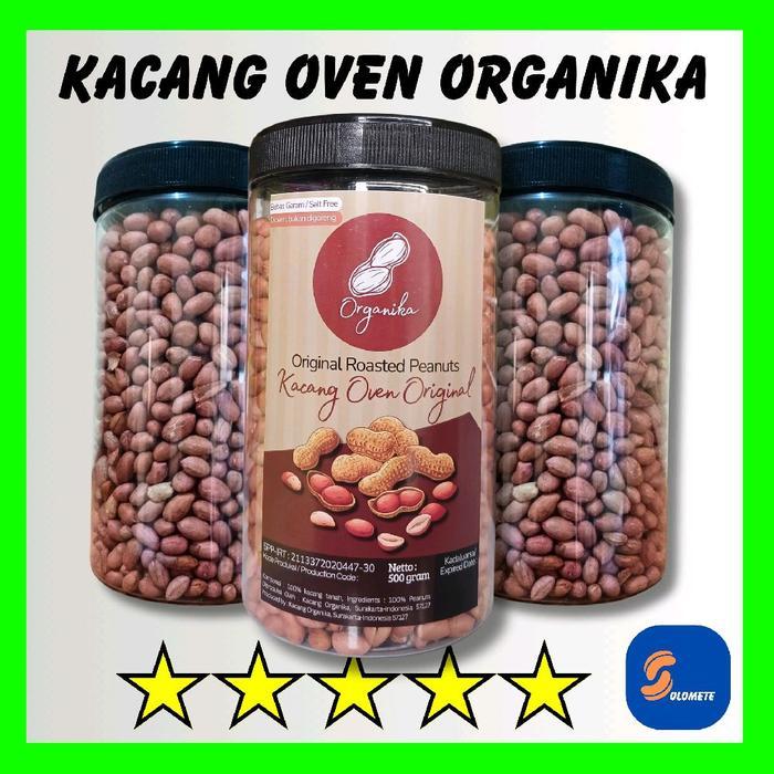 LEZAT" KACANG TANAH OVEN BEBAS MINYAK DAN GARAM - KACANG OVEN - KACANG OVEN ORGANIKA